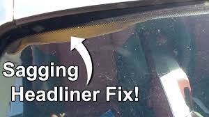 How To Repair Sagging Headliner Fix Chrysler Crossfire Mercedes Benz Slk Clk 320 350 Headliner Repair Chrysler Crossfire Auto Repair