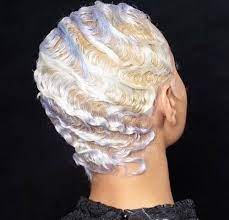 Natural hair finger wave pixie. Pretty Hair