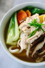 Chicken Udon Soup With Bok Choy Jessica Gavin Recipe In 2020 Chicken Udon Soup Chicken Udon Udon Soup Recipe