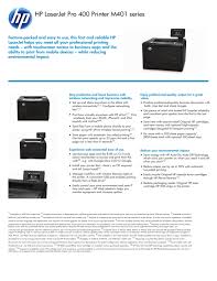 The laserjet pro 400 m401 is a laser printer from the american manufacturer hp. Hp Laserjet Pro 400 Printer M401 Series Manualzz