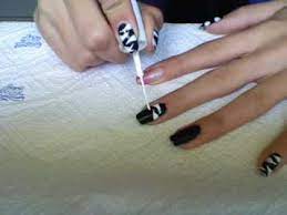 ♥ jetzt eigenes design hochladen und mitbewerten. Schwarz Weiss Einfaches Nageldesign Youtube