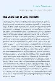 The best quotes about drinking alcohol can be insightful or funny. The Character Of Lady Macbeth Essay Example