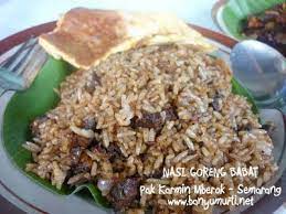 Nasi Goreng Babat From Semarang Indonesia Makanan Nasi Goreng Nasi