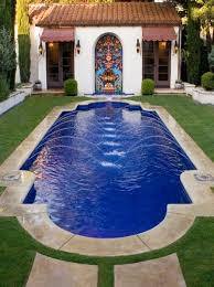 Mediterranean Pool Swimming Pool Designs Pool Houses Backyard Pool