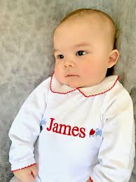 Baby Boy Coming Home Outfit, Newborn Baby Boy Clothes,pima Cotton  Baby-valentine Footed Sleeper-baby Boy Shower Gift,