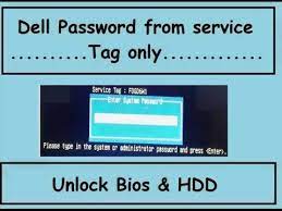 Remove the bios battery and short the two pins that connect the battery to the motherboard for about 1 minute. Dell Master Password From Service Tag Unlock Laptop Notebook By Nikiralo Oliveira