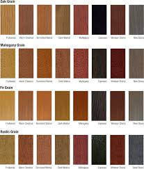 Fiberglass Door Stain Color Chart Google Search Staining