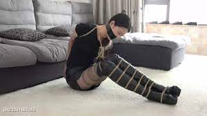 BoundHub - Asian Girl in Boots and Bondage