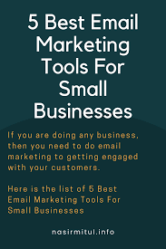 5 Best Email Marketing Tools For Small Business In 2020 Email Marketing Tools Marketing Tools Email Marketing