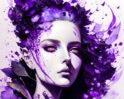 AI Generated Violet Photos and Artwork