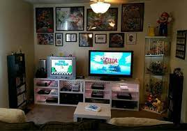 Updated Our Gaming Room Imgur Game Room Family Game Room Layout Small Game Rooms