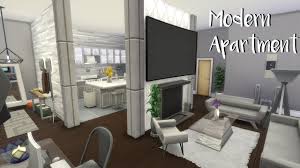 sims 4 sd build modern apartment