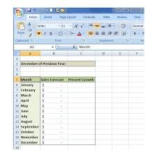 How To Create A Sales Forecast In Excel Free Excel Sales