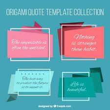 Baixe Projetos De Origami Com Citacoes Inspiradoras Gratuitamente Vector Free Origami Design Photoshop Design