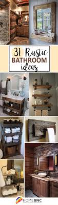 When we think of rustic decor, we think of rough surfaces, weathered patinas, and spaces that evoke a welcoming feeling of comfort and relaxation.so it's no surprise that rustic design can transform a bathroom and take it from stark and basic to soothing and tranquil. 50 Gorgeous Rustic Bathroom Decor Ideas To Try At Home Rustic Bathrooms Rustic Bathroom Decor Bathroom Design Decor