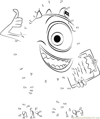 Disney connect the dots coloring pages. Download Or Print This Amazing Coloring Page Connect The Dots Playful Monsters Inc Cartoons Mon Toy Story Coloring Pages Disney Coloring Pages Monsters Inc