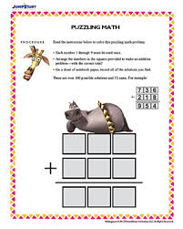 See more ideas about math, maths puzzles, worksheets. Puzzling Math Fun Free Printable Math Puzzle Worksheets Jumpstart