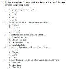 Contoh Kumpulan Soal Penjaskes Smp Kelas 7 Dan Kunci Jawaban Revisi Ops Sekolah Kita