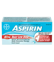 Aspirin 81 Mg Daily Low Dose Aspirin Canada