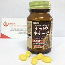 60 viên nang/ lọ 1. Orihiro Nattokinase Vien Uá»'ng Phong Ä'á»t Quá»µ Tai Biáº¿n Tháº¿ Giá»i Vitamin Tháº£o DÆ°á»£c Vitamin Tá»ng Há»£p