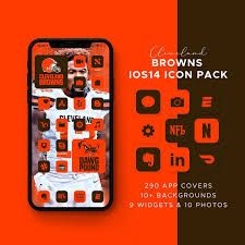 Cleveland Browns Ios14 Icon Theme Pack Ios14 Icons Bundle Ios Themes Sports Icons Nfl Football Icon Pack App Covers Icon Amazon Alexa