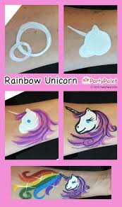 Rainbowunicorn Jpg 600 1013 Face Painting Unicorn Face Painting Easy Face Painting