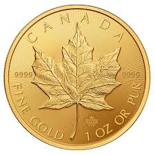 Buy 1 Oz Canadian Gold Maple Leaf Gold Coins U S Money Reserve