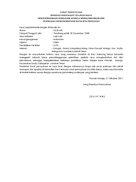 Lazimnya, surat pernyataan ditulis seseorang jika dirinya berhalangan menyelesaikan suatu tugas atau terkendala menghadiri sebuah kegiatan. Contoh Surat Pernyataan Bersedia Mengganti Biaya Apabila Mengundurkan Diri Download Kumpulan Gambar