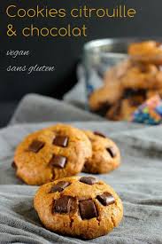 Cookies Vegan Et Sans Gluten A La Citrouille Et Aux Pepites De Chocolat Envie D Une Recette Vegetalienne Recette Gateau Citrouille Recette Gateau Potiron