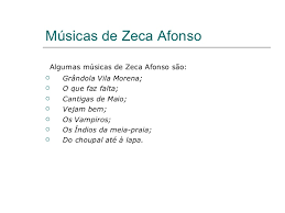 Tudo o que for para além do que aqui se pede, não será considerado. Zeca Afonso