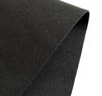 Custom Thickness Black Synthetic Suede Microfiber Clarino PU Leather Fabric