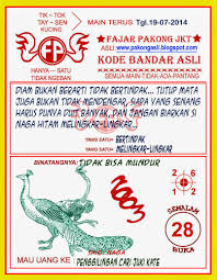 Fajar Pakong Asli Jakarta Kode 19 07 2014