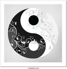 Yin Yang Pattern Symbol Art Canvas Print Poster Wall Art Home Decor C Ying Yang Art Yin Yang Art Yin Yang