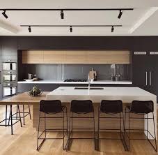 Can Track Lighting Ever Be Cool Spoiler I Think Kind Of Luxurykitchendesigns Kitchen Inspiration Modern Modern Kitchen Kitchen Inspirations