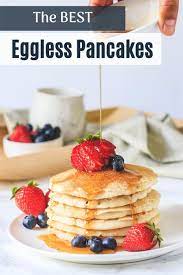Eggless Pancakes Best Recipe With Tips Spice Up The Curry Recipe Eggless Pancake Eggless Baking Pancakes