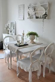 Shabby chic builds off of a white background, but there are many shades of white you can work with. Wehearthomedesign Shabby Chic Dining Room Chic Dining Room Shabby Chic Dining