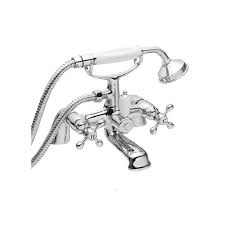 Vous cherchew des robinets de baignoire à prix bas? Robinet Melangeur Baignoire Retro Sur Plage Ashley Avec Manettes Crois Le Monde Du Bain