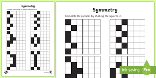 Similar figures have the exact same shape, but they are not necessarily the same size. Symmetry Colouring Activity Worksheet Math Resource Twinkl