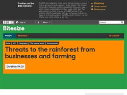 The key stage 1, 2 and 3 along with gcse section covers a range of subjects. 123hub Bbc Bitesize Ks2 Geography Threats To The Rainforest From Businesses And Farming