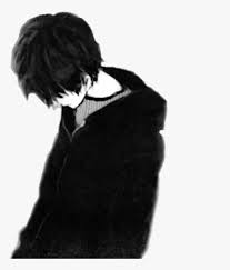 Search, discover and share your favorite sad anime gifs. Sad Boy Black Only Me Anime Boy Depressed Sad Anime Boy Hd Png Download Kindpng