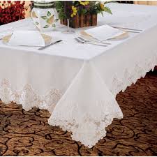 Imperial Embroidered Vintage Lace Design 60 X 84 Oblong Rectangle Tablecloth In White Walmart Com In 2020 Lace Tablecloth Table Cloth White Table Cloth