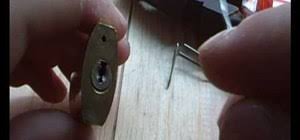 Its tactical has highlighted a few instances in which someone picked their way into an older parent's check out our article on how to pick a lock with a paperclip. How To Pick A Lock Using Two Paperclips Cons Wonderhowto