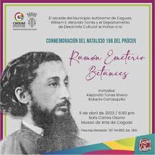 Homenaje al Padre de la Patria, Ramón Emeterio Betances, en el 196  aniversario de su natalicio