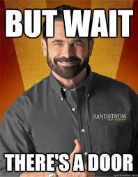 But Wait There S A Door Billy Mays Quickmeme