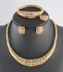 Black And Gold Jewelry Set Top Quality African Costume Jewelry Set Gold Plated Full Rhinestone Necklace Set Jewelry Watch Gold Jewelry Fashion Black Gold Jewelry Costume Jewelry Sets