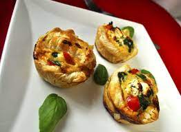 Puff Pastry Mini Quiche Apps Puff Pastry Quiche Veggie Quiche Quiche Recipes