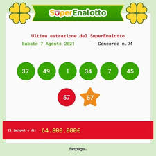 Maybe you would like to learn more about one of these? Lotto Und Superenalotto Ziehen Heute Samstag 7 August 2021 Gewinnzahlen Und Quoten Nach Welt
