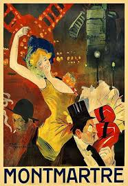 Montmartre French Deco Party Art Poster Print Art Art Prints Ebay Poster Art Posters Art Prints Vintage Poster Art