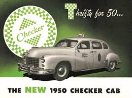 Image result for Federal Yellow 1956 Checker Taxi