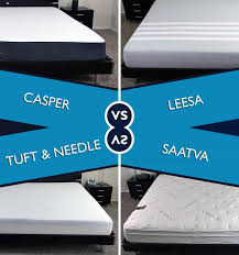 casper vs leesa vs tuft needle vs saatva mattress